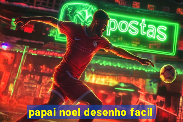 papai noel desenho facil